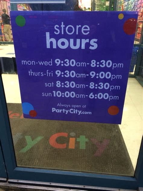 To see what time your nearest Party City store closes, view our store locator or contact the store for its hours. . Party cuty hours